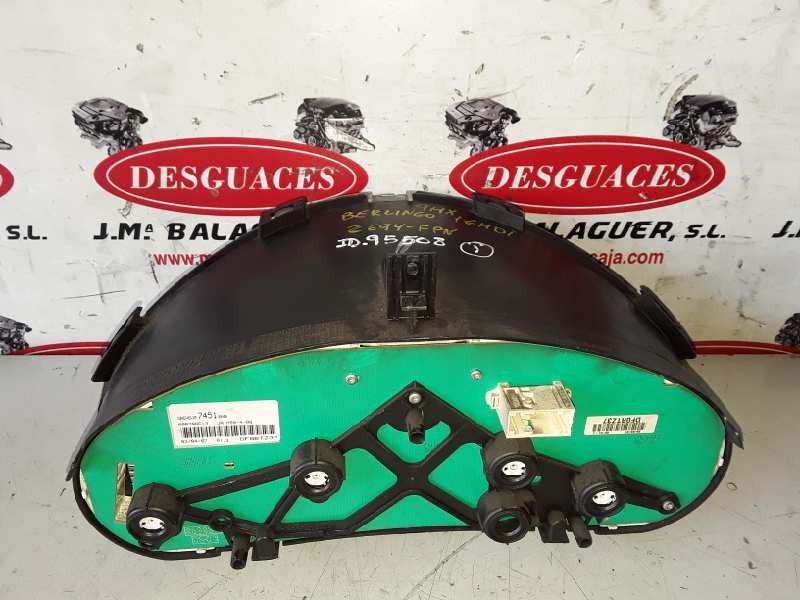 Recambio de cuadro instrumentos para peugeot partner (s2) 9hx referencia OEM IAM 9662745180  