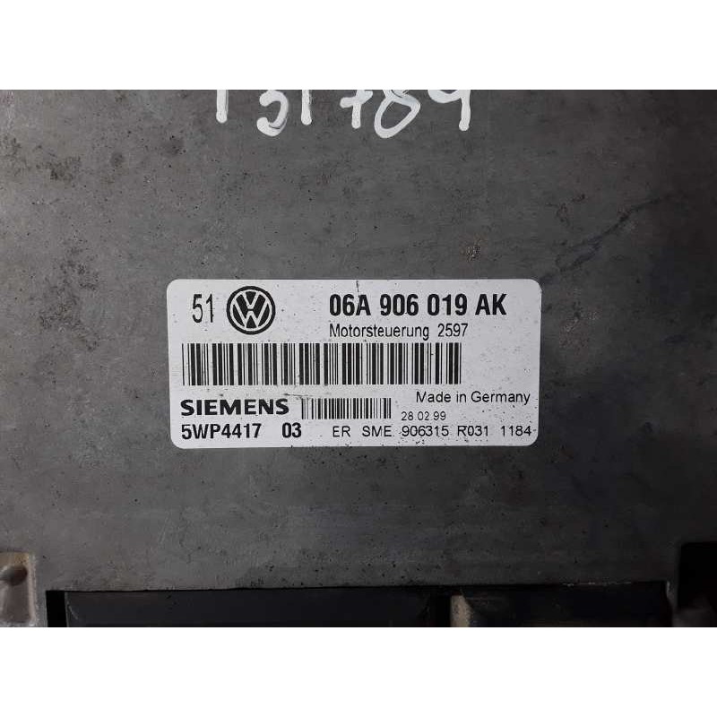 Recambio de centralita motor uce para volkswagen golf iv berlina (1j1)(10.1997) akl referencia OEM IAM 06A906019AK/5WP4417  