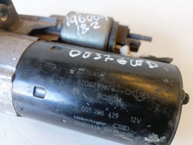 Recambio de motor arranque para renault scenic iii (jz) f9q872 referencia OEM IAM 0001108429  