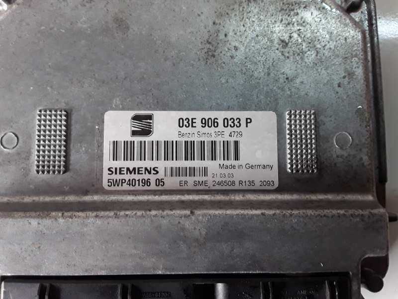Recambio de centralita motor uce para seat ibiza (6l1) azq referencia OEM IAM 03E906033P/5WP4019605  