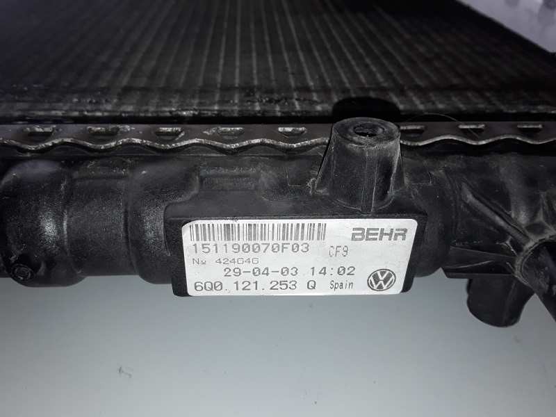 Recambio de radiador agua para seat ibiza (6l1) azq referencia OEM IAM 6Q0121253Q  