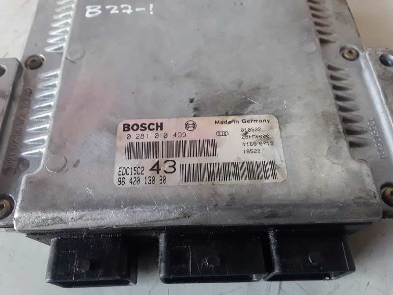 Recambio de centralita motor uce para citroen xsara berlina rhy (dw10td) referencia OEM IAM 0281010499/EDC15C2/9642013080  