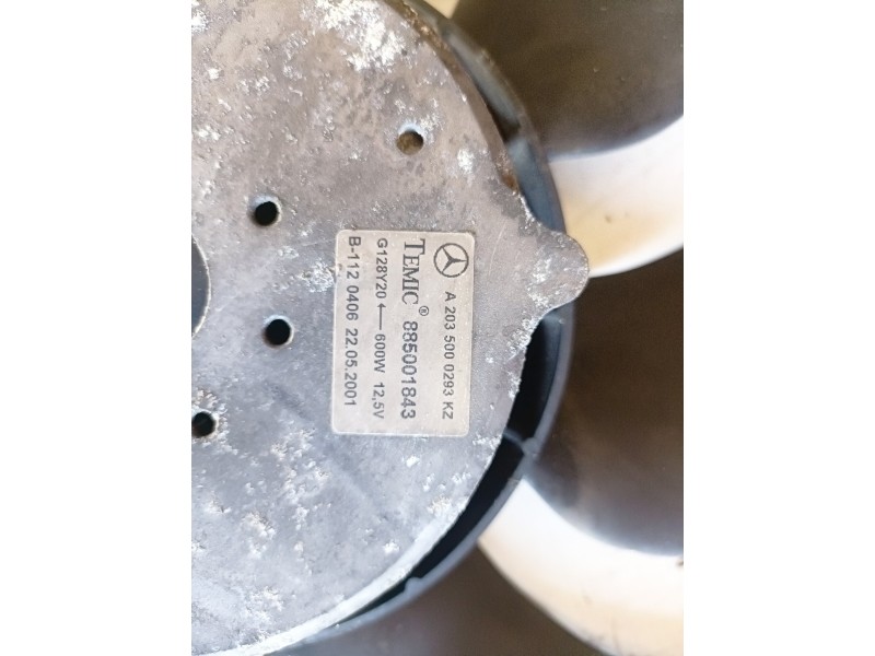 Recambio de electroventilador para mercedes-benz clase c (bm 203) berlina 611962 referencia OEM IAM A2035000293KZ/885001843  