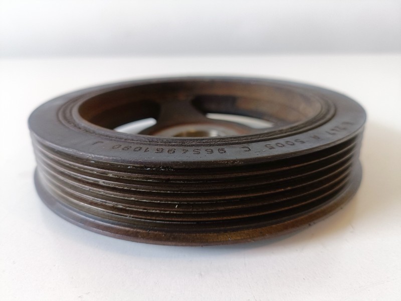 Recambio de polea cigueñal para citroen c4 berlina 9hx referencia OEM IAM 9654961080J  