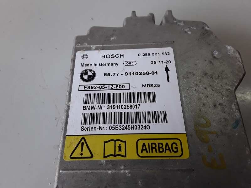 Recambio de centralita airbag para bmw serie 3 berlina (e90) 204d4 referencia OEM IAM 0285001532/6577911025801  