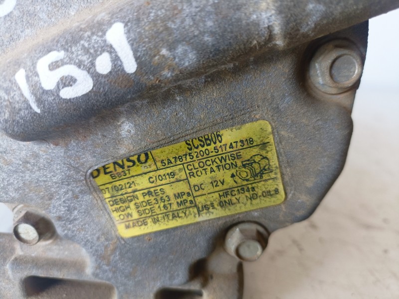 Recambio de compresor aire acondicionado para fiat ii punto (188) berlina 188a4000 referencia OEM IAM 5A7875200  