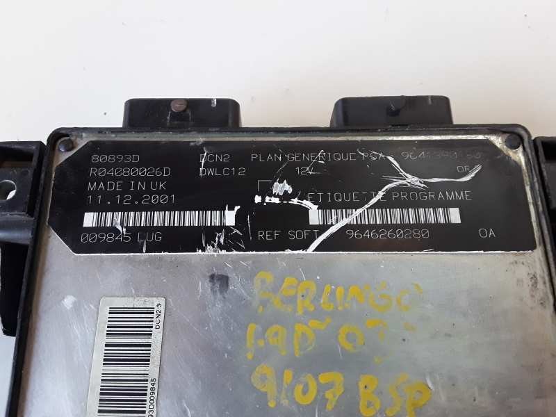 Recambio de centralita motor uce para citroen berlingo wjy referencia OEM IAM R04080026D/96413900180/9646260280  