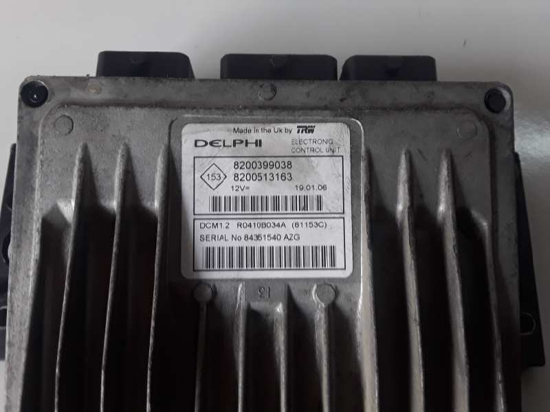 Recambio de centralita motor uce para nissan note (e11e) k9k referencia OEM IAM 8200399038/8200513163  
