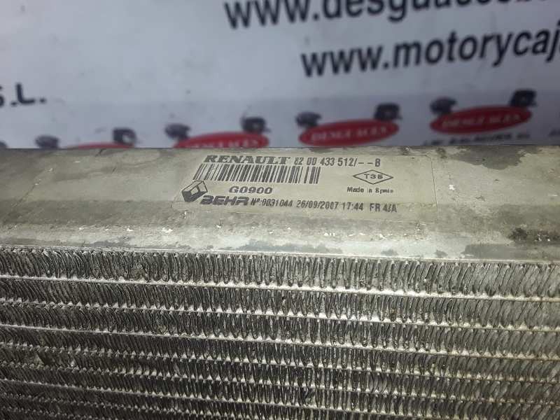 Recambio de radiador agua para renault espace iv (jk0) m9r760 referencia OEM IAM 8200433512B  