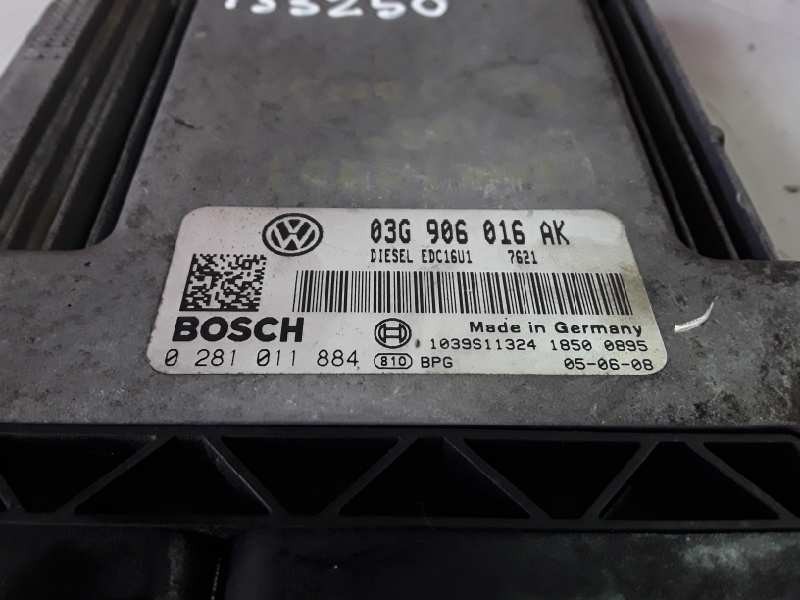 Recambio de centralita motor uce para seat leon (1p1) bkc referencia OEM IAM 0281011884/03G906016AK/EDC16U1  