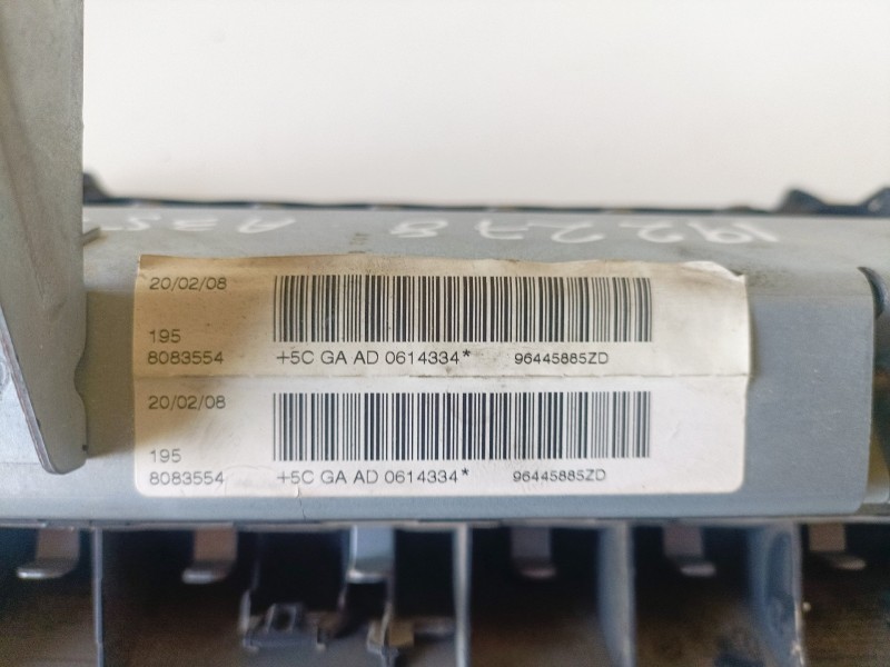 Recambio de airbag lateral izquierdo para peugeot 407 uhz referencia OEM IAM 96445885ZD  