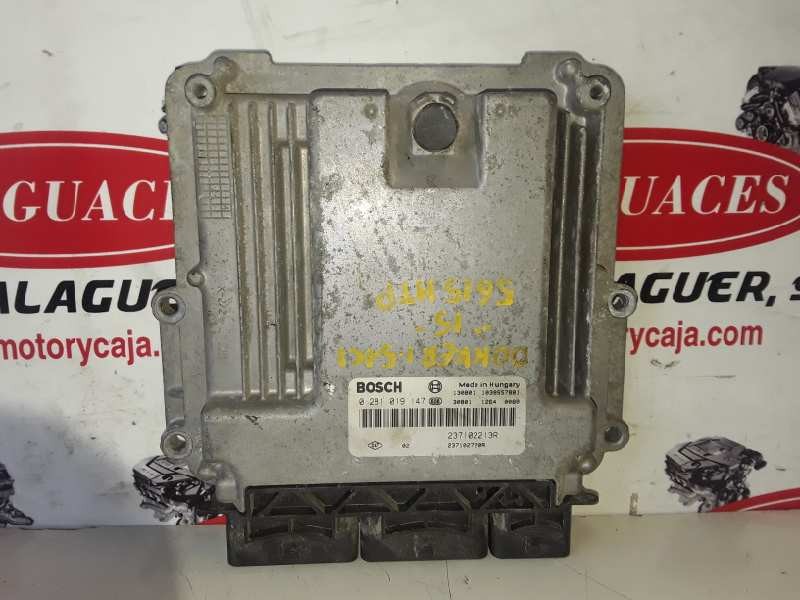 Recambio de centralita motor uce para dacia dokker k9k612 referencia OEM IAM 0281019147/237102213R/237102120R  