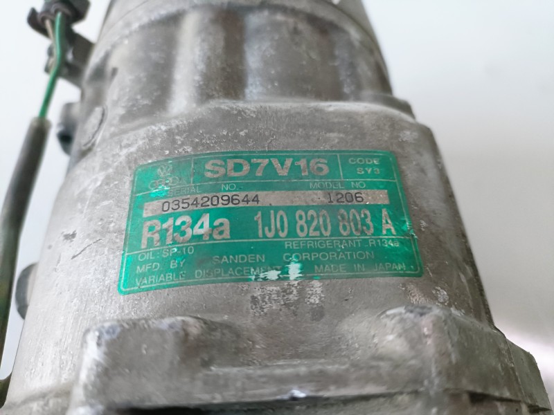 Recambio de compresor aire acondicionado para audi a3 (8l) agn referencia OEM IAM 1J0820803A  