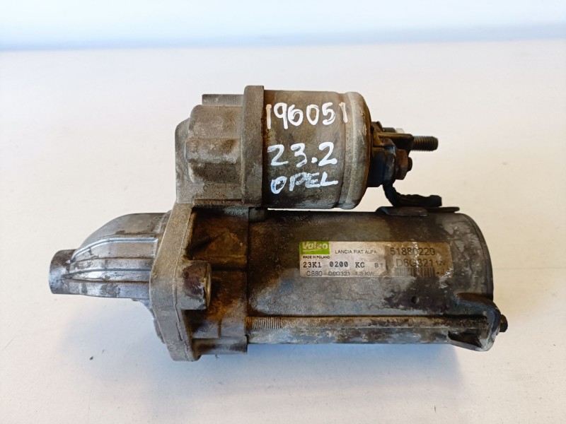 Recambio de motor arranque para opel combo d 263a2000 referencia OEM IAM D6G321  
