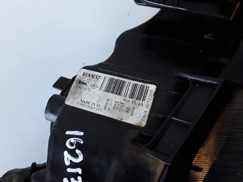Recambio de faro izquierdo para renault laguna ii (bg0) f9q758 referencia OEM IAM 8200481197/89900470  
