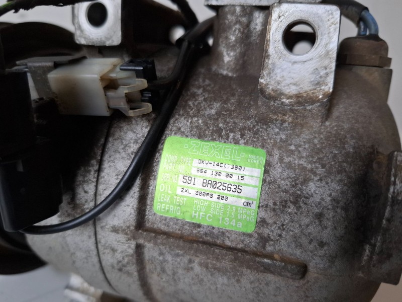 Recambio de compresor aire acondicionado para ssangyong kyron d20dt referencia OEM IAM 6641300015  
