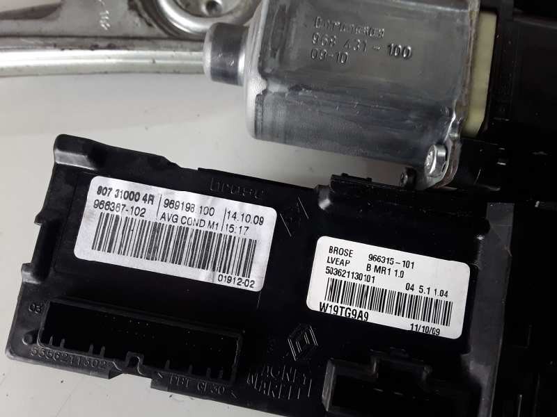 Recambio de elevalunas delantero izquierdo para renault megane iii berlina 5p k9k830 referencia OEM IAM 0130822479/968431100  