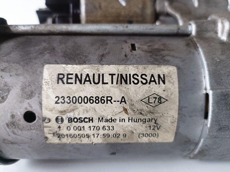 Recambio de motor arranque para renault talisman r9me4e4 referencia OEM IAM 233000686RA  