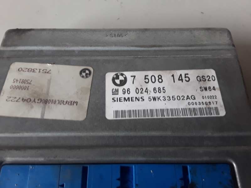 Recambio de centralita cambio automatico para bmw serie 5 berlina (e39) 256d1 referencia OEM IAM 7508145/96024685/5WK33502AG  