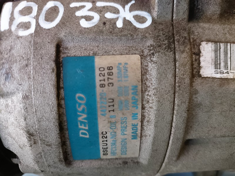 Recambio de compresor aire acondicionado para skoda fabia (6y2/6y3) asy referencia OEM IAM 4472208120  
