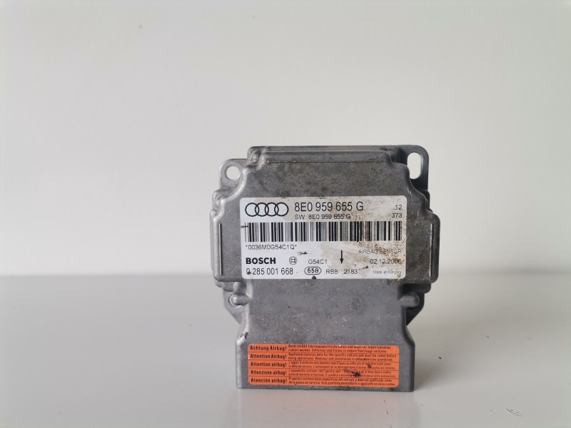 Recambio de centralita airbag para audi a4 berlina (8e) asb referencia OEM IAM 8E0959655G/0285001668  