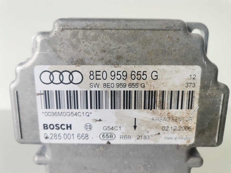 Recambio de centralita airbag para audi a4 berlina (8e) asb referencia OEM IAM 8E0959655G/0285001668  