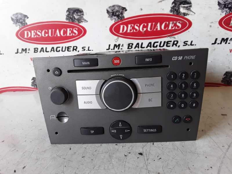 Recambio de sistema audio / radio cd para opel vectra c berlina z19dt referencia OEM IAM 453116246/CD50/13113147  