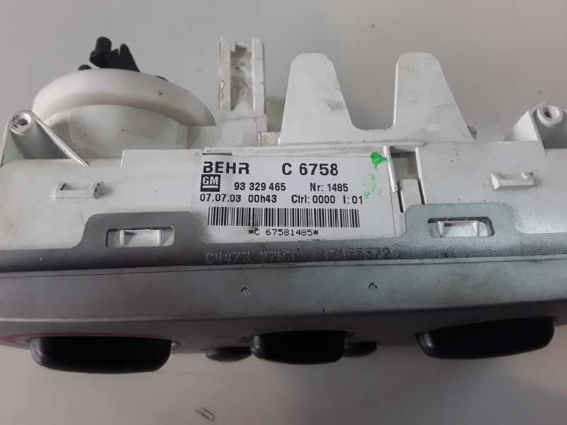 Recambio de mando calefaccion / aire acondicionado para opel meriva z16xe referencia OEM IAM 93329465  