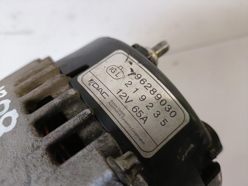 Recambio de alternador para chevrolet matiz (2004) b10s1 referencia OEM IAM 96289030  