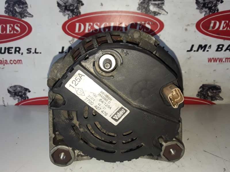 Recambio de alternador para renault master furgón g9t722 referencia OEM IAM 7700427476/125A/2542393D/SG12B030  