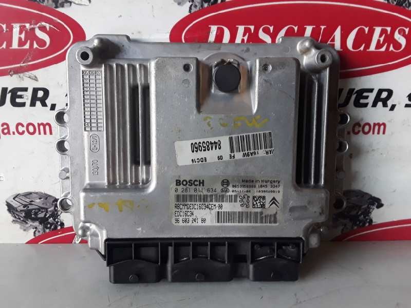 Recambio de centralita motor uce para peugeot 307 berlina (s2) 9hz referencia OEM IAM 0281011634/9660324180/EDC16C34  
