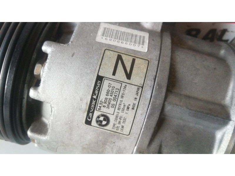 Recambio de compresor aire acondicionado para bmw serie 3 coupe (e46) n46b20a referencia OEM IAM 690866007/3R40515010  