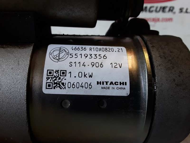 Recambio de motor arranque para fiat grande punto (199) referencia OEM IAM 55193356/S114906/46636  