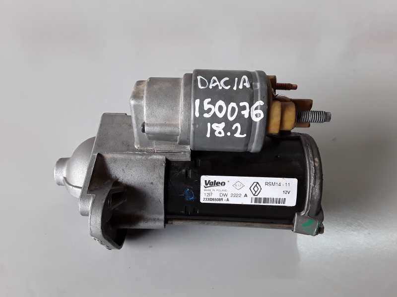 Recambio de motor arranque para dacia duster i k9k658 referencia OEM IAM 233006508RA  