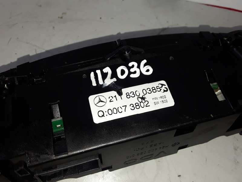Recambio de mando climatizador para mercedes-benz clase e (bm 211) berlina 646963 referencia OEM IAM 2118300385  