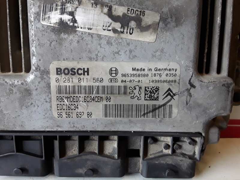 Recambio de centralita motor uce para peugeot 206 9hz referencia OEM IAM 0281011560/EDC16C34/9656169780/9653958980  