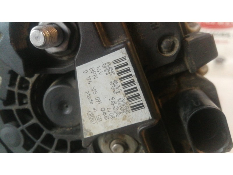 Recambio de alternador para volkswagen caddy (2k)(02.2004) bst referencia OEM IAM 06F903023F/0124525091  