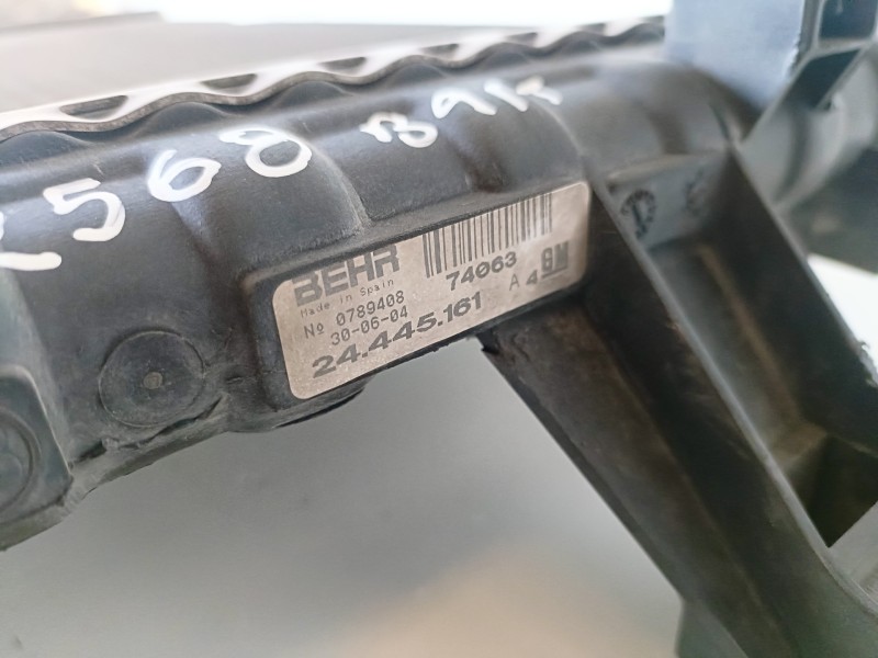 Recambio de radiador agua para opel corsa c z14xep referencia OEM IAM 24445161  