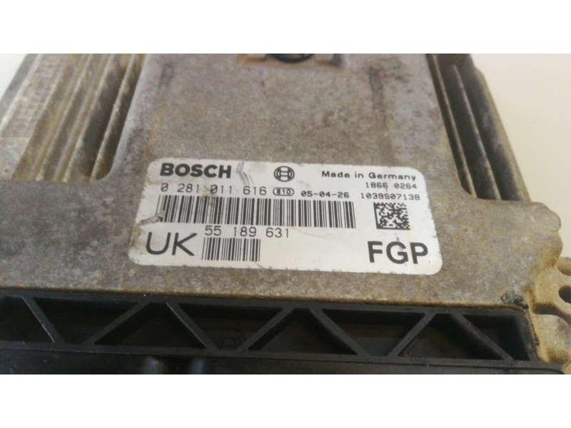 Recambio de centralita motor uce para opel vectra c berlina z19dth referencia OEM IAM 0281011616/55189631  
