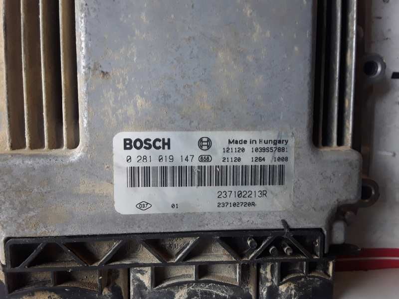 Recambio de centralita motor uce para dacia dokker k9k612 referencia OEM IAM 0281019147/237102213R/237102720R  