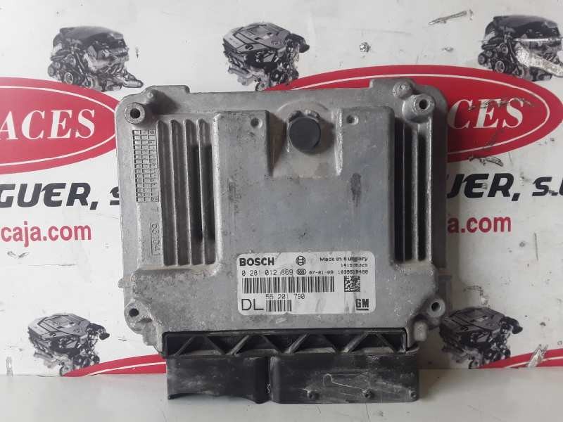 Recambio de centralita motor uce para opel vectra c berlina z19dt referencia OEM IAM 0281012869/55201790  