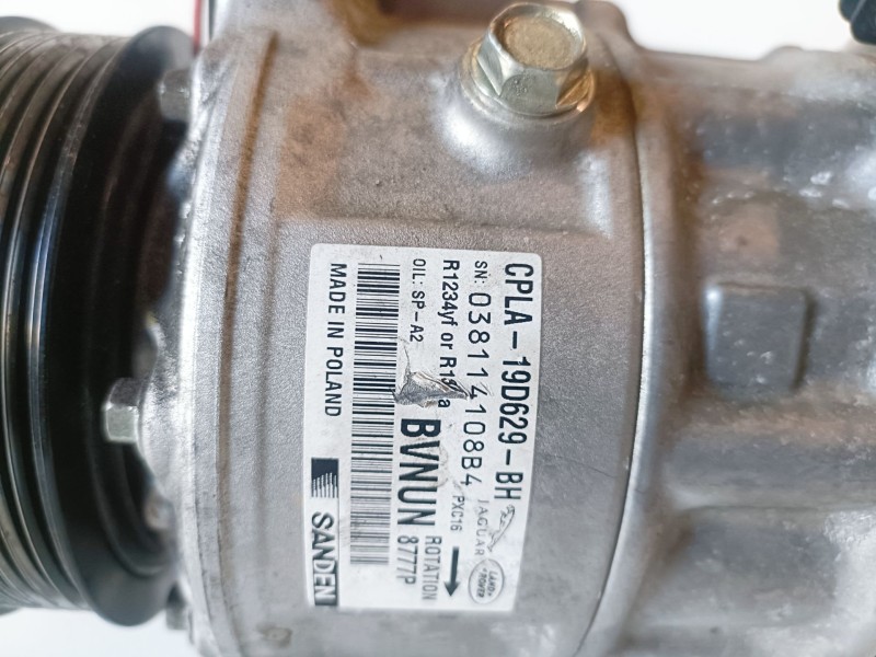 Recambio de compresor aire acondicionado para land rover discovery 5 204dta referencia OEM IAM CPLA19D629BH  