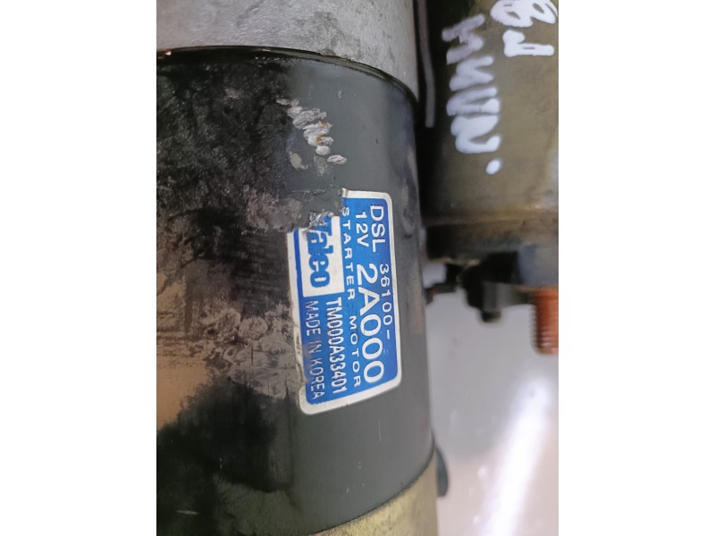 Recambio de motor arranque para hyundai matrix (fc) d4fa referencia OEM IAM 361002A000  