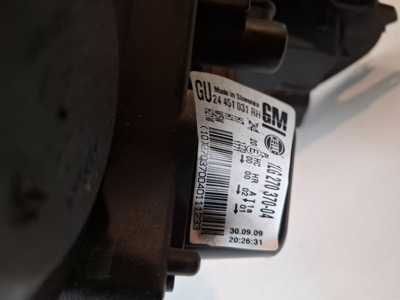 Recambio de faro derecho para opel astra h caravan z14xep referencia OEM IAM 1LG270370047  