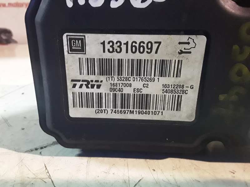 Recambio de abs para opel insignia berlina a20dth referencia OEM IAM 13316697/16817008/16312208G/54085328C  