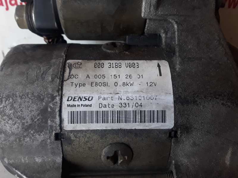 Recambio de motor arranque para smart fortwo coupe referencia OEM IAM 0003188V003/A0051512601  