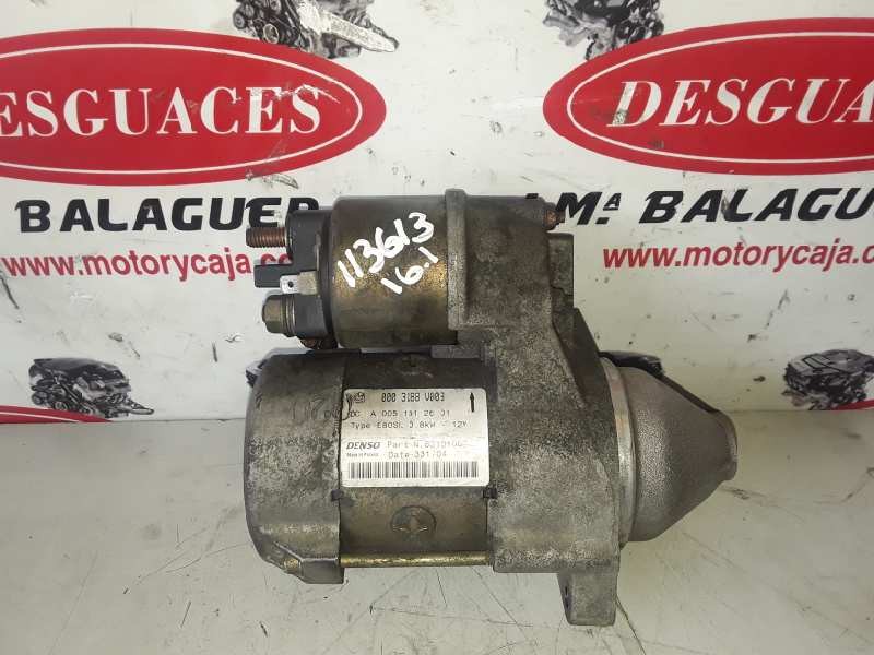Recambio de motor arranque para smart fortwo coupe referencia OEM IAM 0003188V003/A0051512601  