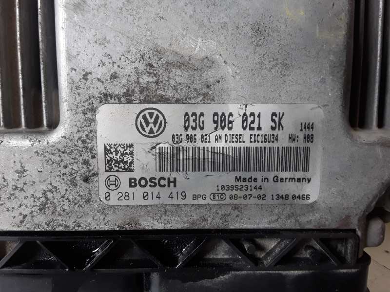 Recambio de centralita motor uce para seat altea xl (5p5) bxe referencia OEM IAM 03G906021SK/0281014419/EDC16U34  