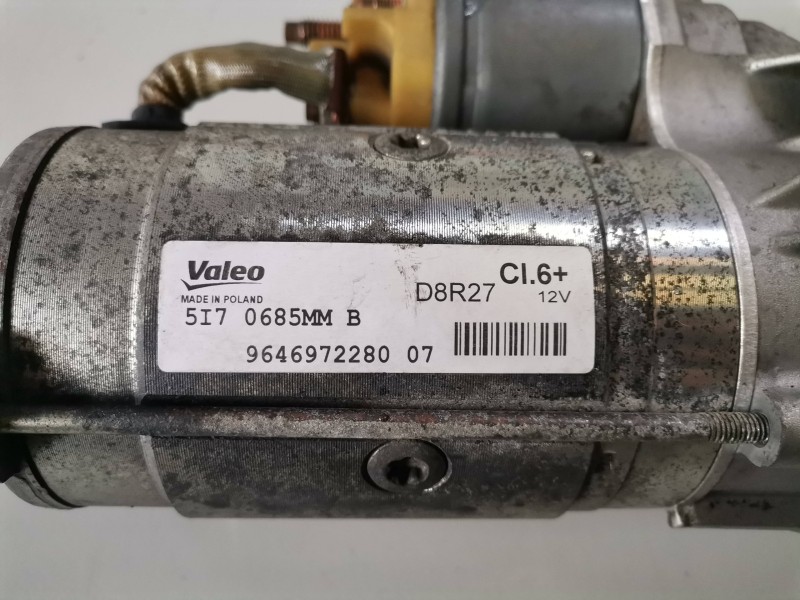 Recambio de motor arranque para peugeot 308 sw ah01 referencia OEM IAM D8R27/9646972280  