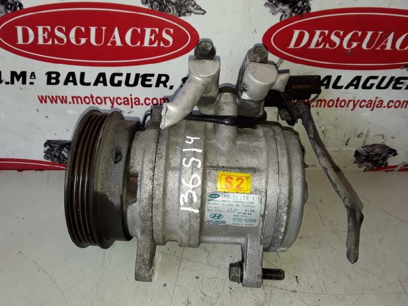 Recambio de compresor aire acondicionado para hyundai getz (tb) g4hd referencia OEM IAM 977011CXXX/F500KP1AA04  